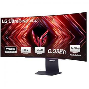 Monitor Gaming Curvo LG UltraGear 45GS95QX-B de 45 OLED 21:9 WQHD, 240Hz, 0.03ms, G-SYNC y FreeSync