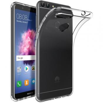 Muvit MUCRS0133 - Funda Crystal Soft para Huawei P Smart, Transparente