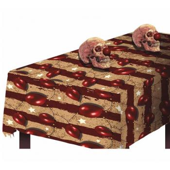 Mantel Decorativo Payaso Calavera Halloween 137x274 cm Guirca