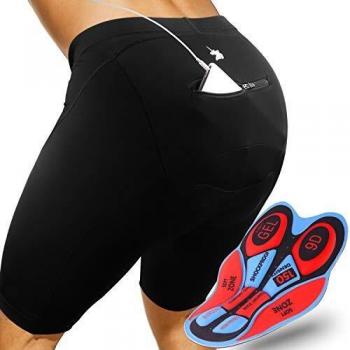 GRAT.UNIC Pantalones Cortos de Bicicleta,Shorts de Ciclismo,9D Padded Shorts,Gel de Silicona,Biker Shorts, Medio Pantalones para Bicicleta de Carretera