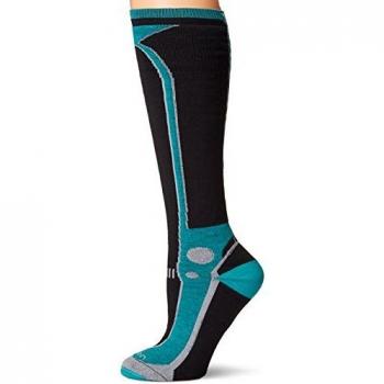 Lorpen Calcetines de esquí T3 para mujer, talla pequeña, color jade
