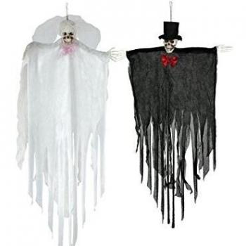 Colgantes novios esqueleto 90 cms.