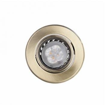 Tvtech. Gigcl10Gu-Rb-40W - Foco bascul led gu10 4w met bronce rdo megaled