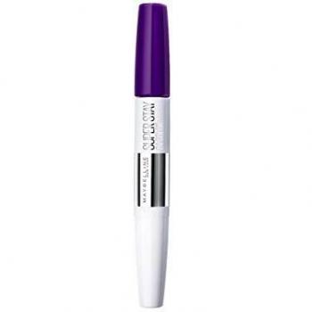 Maybelline New York - Superstay 24H, Pintalabios Mate de Larga Duración, Tono 800 Purple Fever