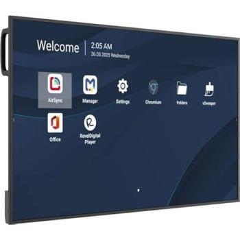 Pantalla Digital Signage Viewsonic CDE5014-2C 50 LED 4K Ultra HD (3840 x 2160 píxeles) Android 14, 500 cd/m², Uso 24/7