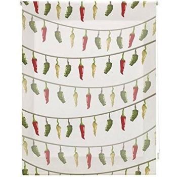 Sleepens Storalia - Estor Digital Cocina Art Print - Chiles - 180x180 cm