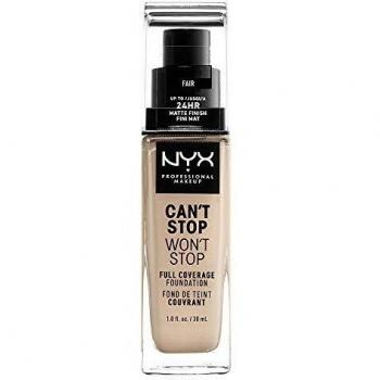 NYX Professional Makeup Can't Stop Won't Stop Full Coverage Foundation, shade 1.5 Fair, 30 ml
