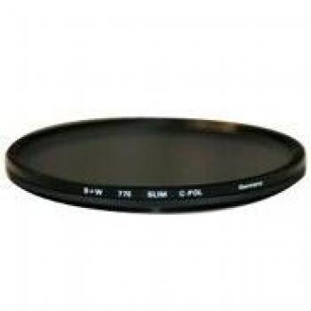 B&W 77MM Slim CIRC Pol, 77 mm, Negro