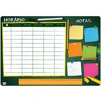 Vade Horario - Tapete escritorio, Vade escolar multifuncional, Protector escritorio