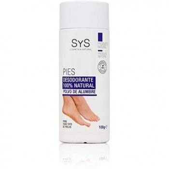 Laboratorio SyS DESODORANTE NATURAL ALUMBRE POLVO PIES SYS 100g