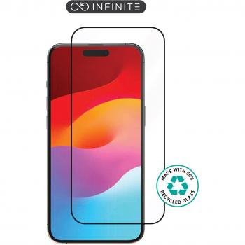 Protector de Pantalla y Trasero para iPhone 15 Pro - Vidrio Templado, Resistente a Rayones, 10 Piezas, Color Negro/Transparente