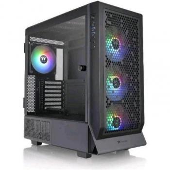 Thermaltake Ceres 500 TG ARGB Midi-Tower E-ATX Gaming Case - Black with Tempered Glass Panel, USB 3.0