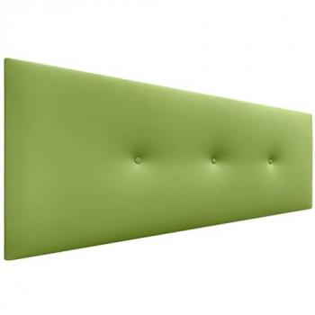 Cabecero Acolchado de Polipiel Verde Liso con Botones 150x50cm para Camas 150/160 - Diseño Moderno y Elegante