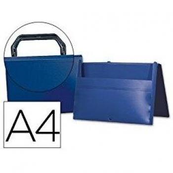 Beautone 034862 - Carpeta porta documentos, A4, color azul