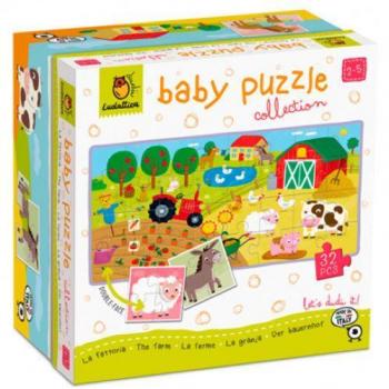 Ludattica Baby Puzzle La Granja 32 Piezas 18x18x10 cm