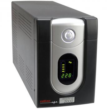UPS Interactivo Roline DesignSecure 1200VA/720W con 6 salidas AC y protección contra sobretensiones