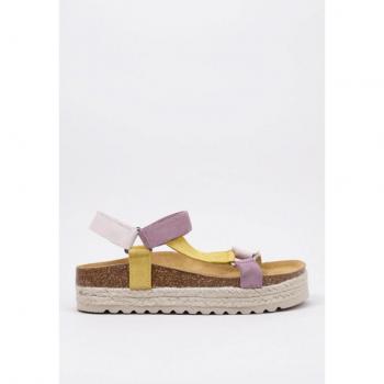 Krack Core - Sandalia de Plataforma Mujer Combinado 37 colores