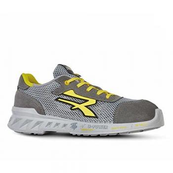 Zapatos bajos de seguridad U-Power Tony S1P SRC ESD - 40 (EU) - Gris claro