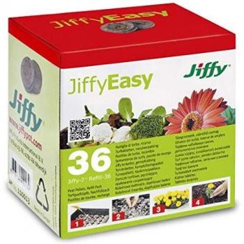 Pastillas / Tacos de Turba Prensada para cultivo Jiffy 7 - 36mm