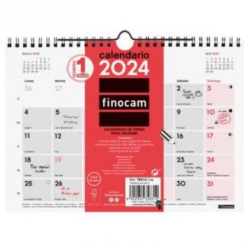 Finocam Calendario Pared 2024 Escribir S 210x150mm Ref.780160024