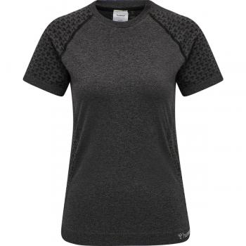 Hummel Ci Seamless Short Sleeve T-shirt Gris XS Mujer