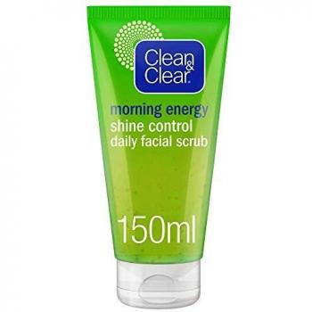Clean & Clear Morning Energy Shine Control Daily Facial Scrub 150ml