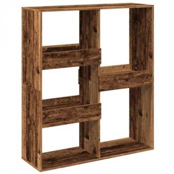 Separador de ambientes madera envejecida 100x33x115 cm