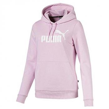 Puma ESS Logo Hoody FL Sweatshirt, Mujer, Winsome Orchid, M