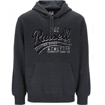 Russell Athletic - Sudadera de hombre PARK con capucha, color Coastal Fjord, características: diseño moderno, tejido suave y cómodo, ajuste regular, ideal para uso diario y actividades deportivas