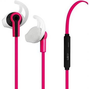 Puro PUAE026 - Auriculares de Boton, Color Rosa
