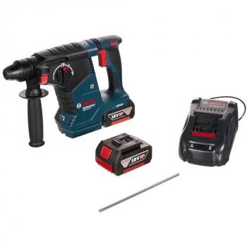 Martillo perforador inalámbrico Bosch GBH 187-LI 18V, 2x5.0Ah, SDS plus, 2.4J