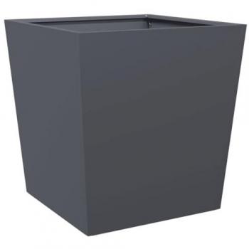 vidaXL Garden Planter Anthracite 50x50x50 cm Steel