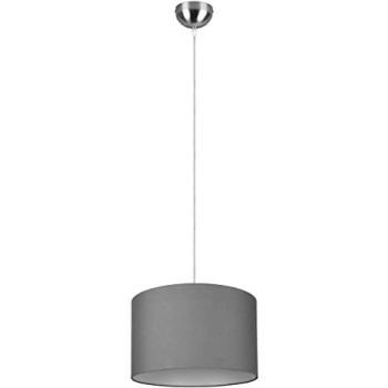 Suspensión Simple Hotel Pantalla Gris Ø40 cm Trio Lighting