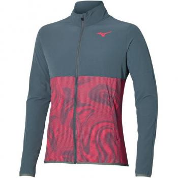 Mizuno Chaqueta de Chándal Charge Printed Hombre Gris