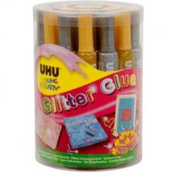 UHU 39021 - Glitter, 24 unidades