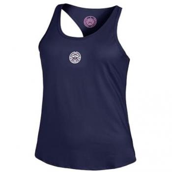 BIDI BADU Camiseta Sin Mangas Crew para Mujeres en Azul Oscuro, Talla XL