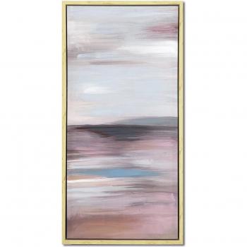 Cuadro Lienzo Abstracto Multicolor con Marco de Poliestireno 50 x 100 x 4 cm - ROMIMEX WORLD