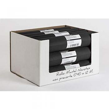 NOVOTEX Caja 12UD. Rollo Camino DE Mesa 0.40x12m PREC. 30cm. Color Negro