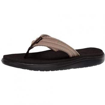 Teva Voya Canvas Flip, Pantuflas para Hombre, Verde