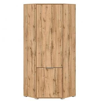 Armario de esquina 2 puertas estratificado beige Selma