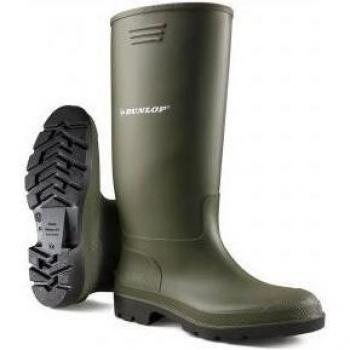 Bota de Agua PVC Dunlop Dane K680011 Talla 42 Color Verde/Negro
