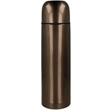 Metaltex Universe Termo Doble Pared, Acero, Marrón, 0.75 litros