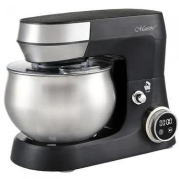 Robot Planetario Amasadora Feel Maestro MR-558, 2000W, 5L, Negro Plateado
