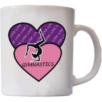 Love Gymnastics Taza 10Z regalo perfecto para lavavajillas