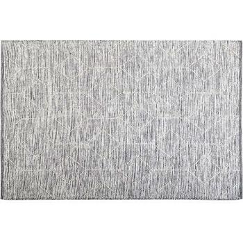 Alfombra corta de pelo gris/beige 160 x 230 cm Edremit