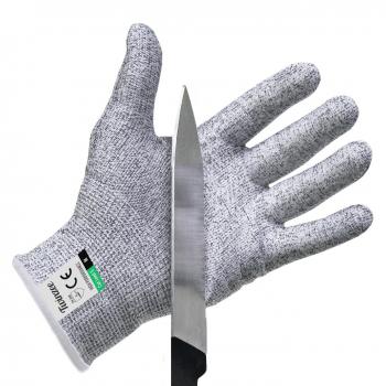 Twinzee - Guantes Anticortes - Protección Nivel 5 de alto Rendimiento, Aptos para uso Alimentario, Certificación EN 388, 1 Par