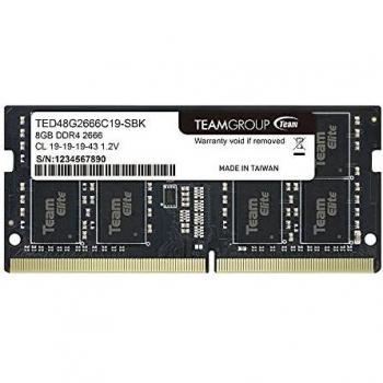 Team Group Elite 8GB DDR4 2666MHz SODIMM Memory Module (TED48G2666C19-S01)