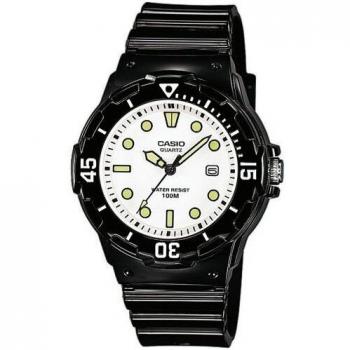 CASIO LRW-200H-7E1VEF - Reloj analógico de Cuarzo con Correa de Resina para Mujer, Color Negro