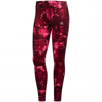 Adidas Response Mallas, otoño/Invierno, Mujer, Color Solar Pink/Real Magenta/Noble Maroon/Night Red, tamaño Large