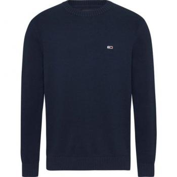 Jersey slim essentials c-neck Tommy Jeans - Jersey de hombre cuello redondo, ajuste slim, tejido suave, diseño clásico, logo Tommy Jeans en el pecho